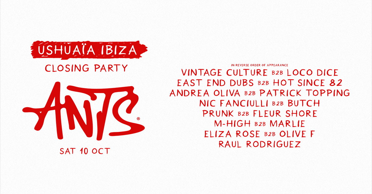 Ushuaïa Closing Party in Ibiza, Spain
